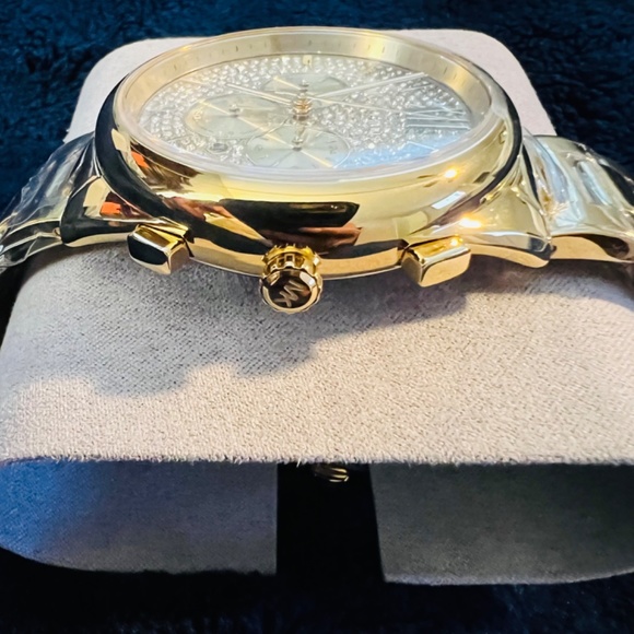 MK Gold tone men’s wristwatch - Picture 3 of 5